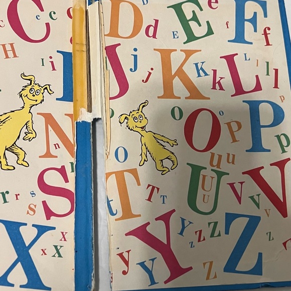 Dr. Seuss's ABC / The Cat In The Hat Hardcover Vintage Lot Of Two - Picture 14 of 15
